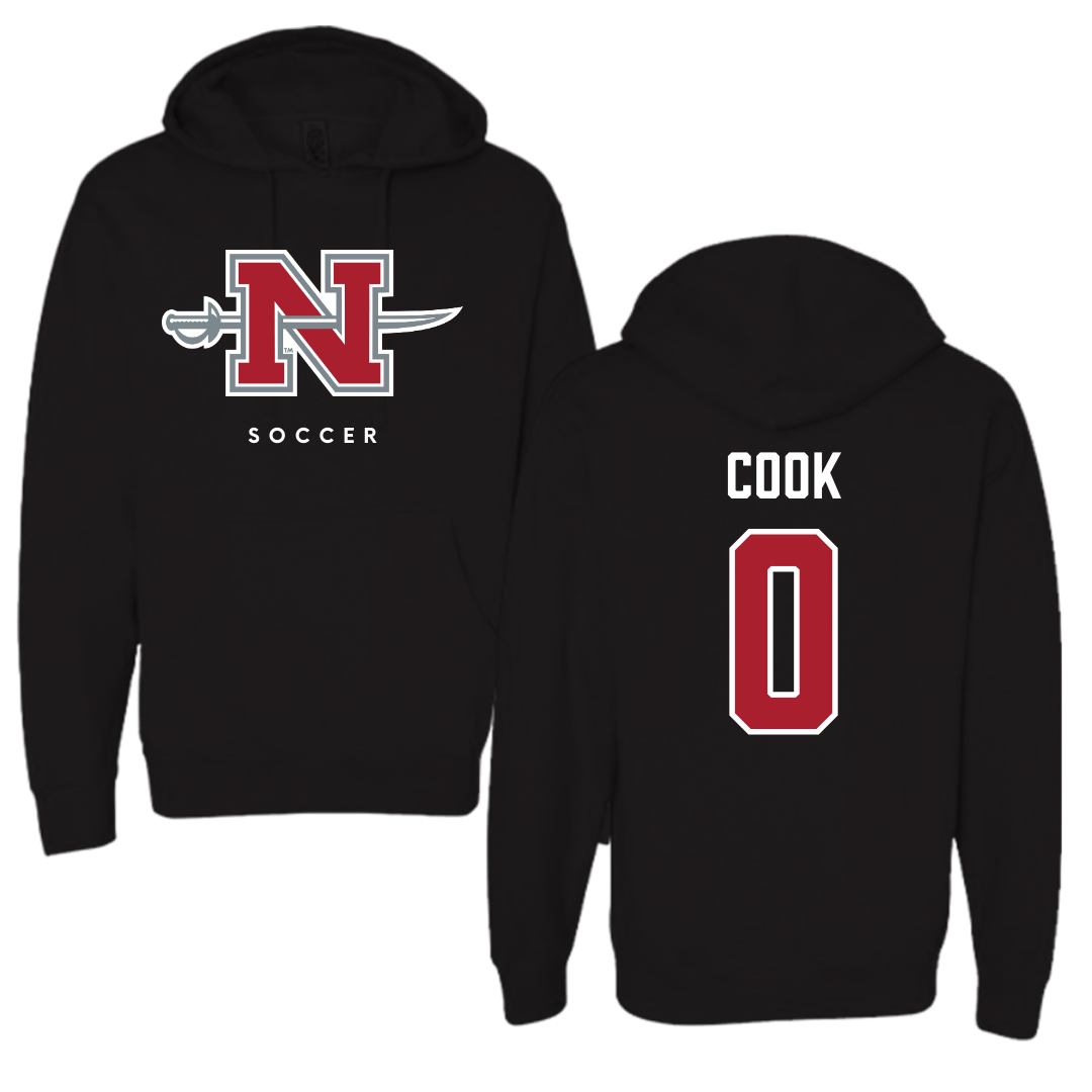 Nicholls State University Soccer Black Hoodie  - #0 Megan Cook