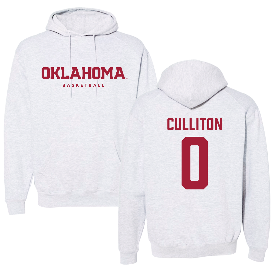 University of Oklahoma Basketball Gray Hoodie  - #0 Beatrice Culliton