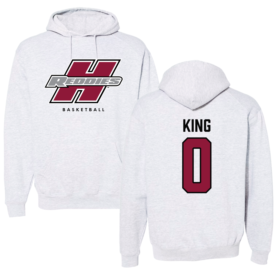 Henderson State University Basketball Gray Hoodie  - #0 Clarence King