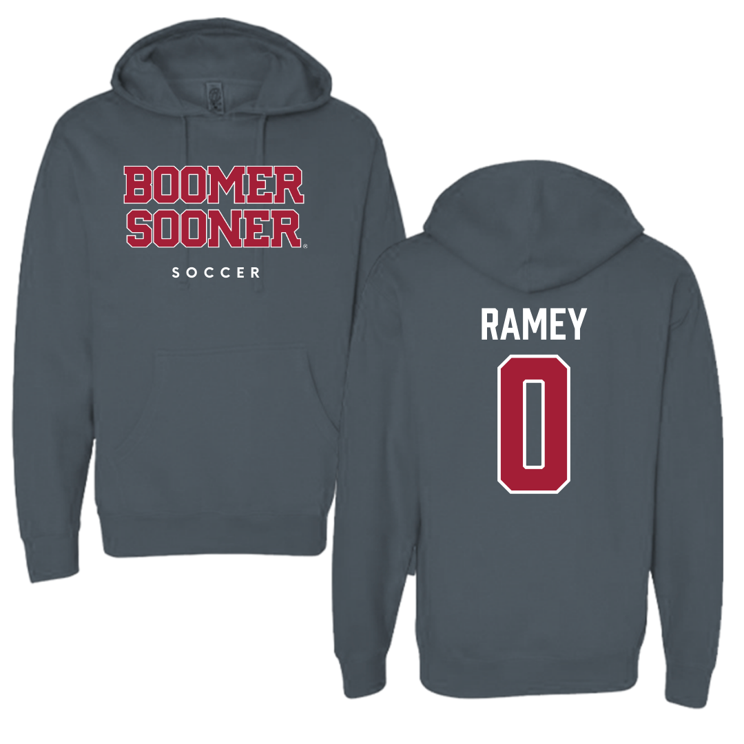 University of Oklahoma Soccer Charcoal Hoodie  - Olivia Ramey