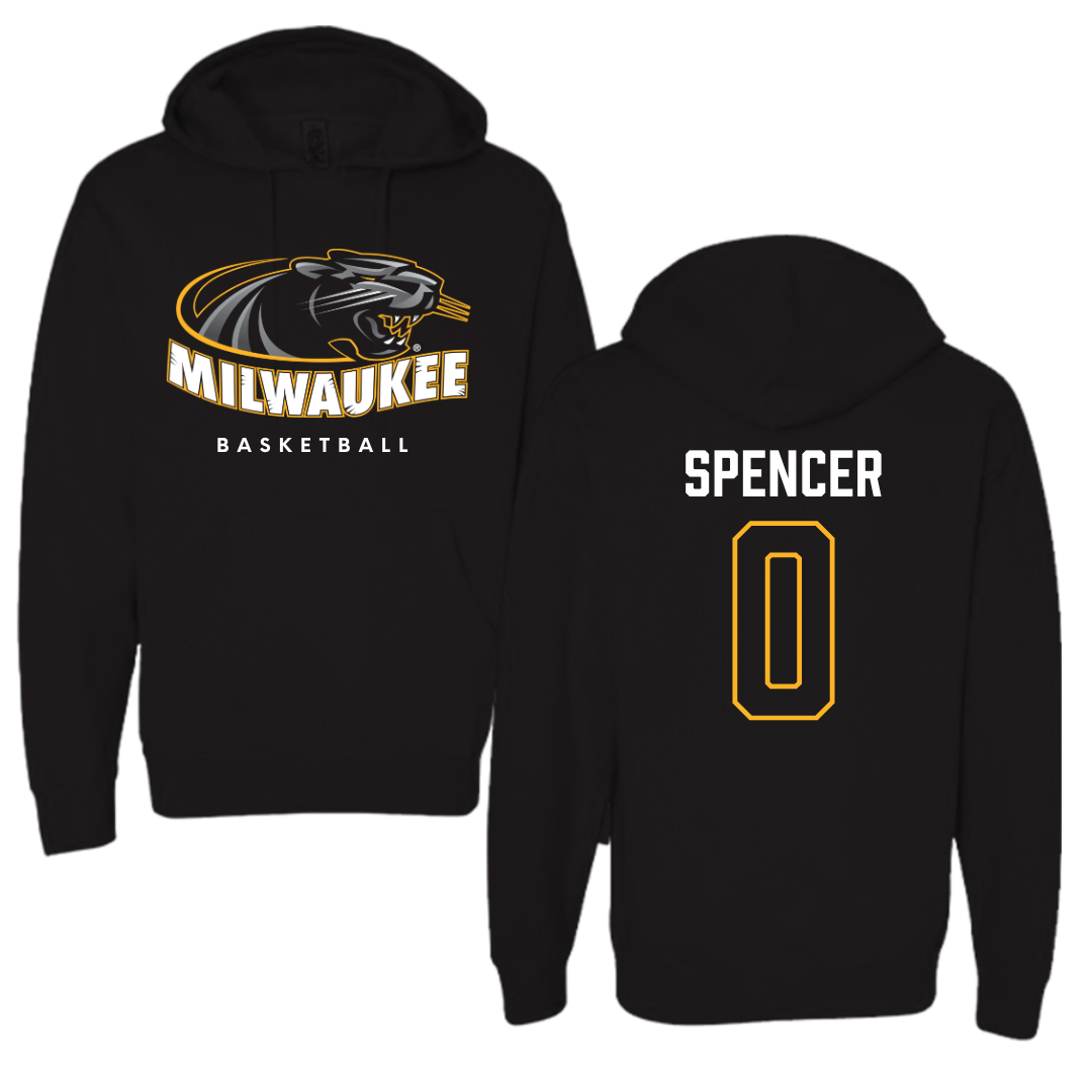 University of Wisconsin-Milwaukee Basketball Black Hoodie  - Pierce Spencer