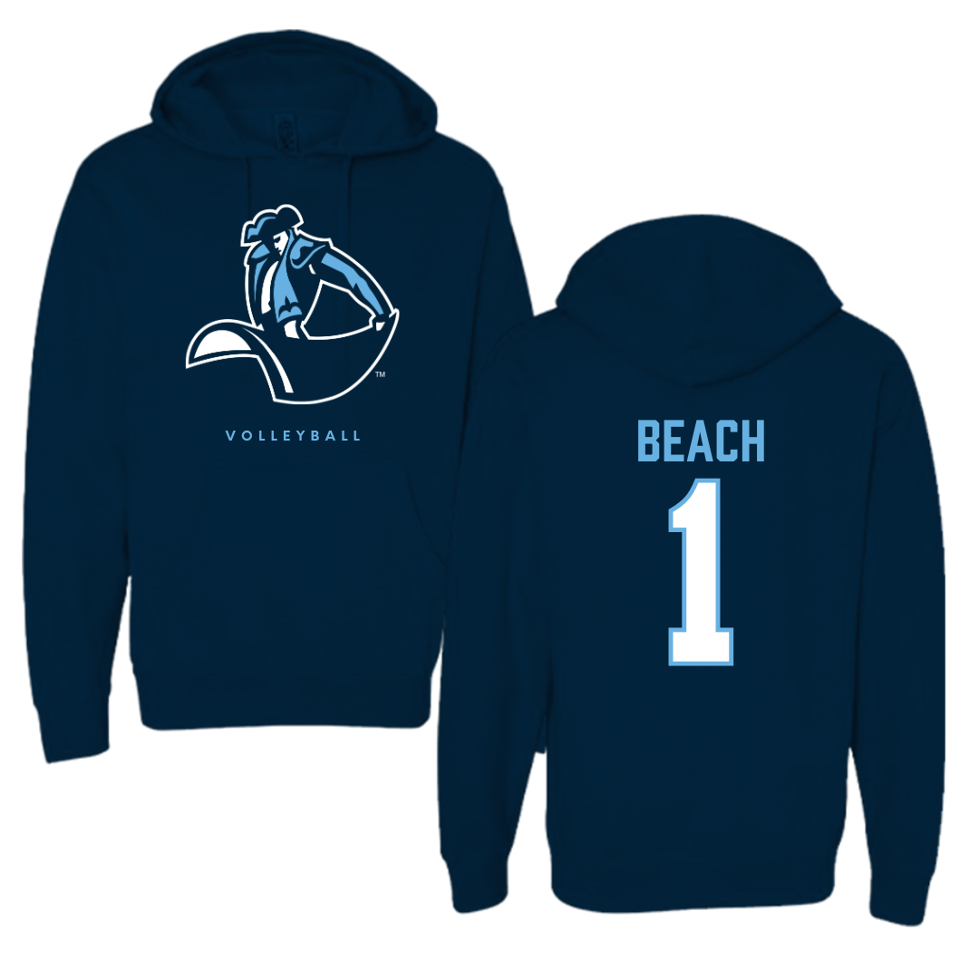 University of San Diego Volleyball Navy Hoodie  - #1 Neomi Beach