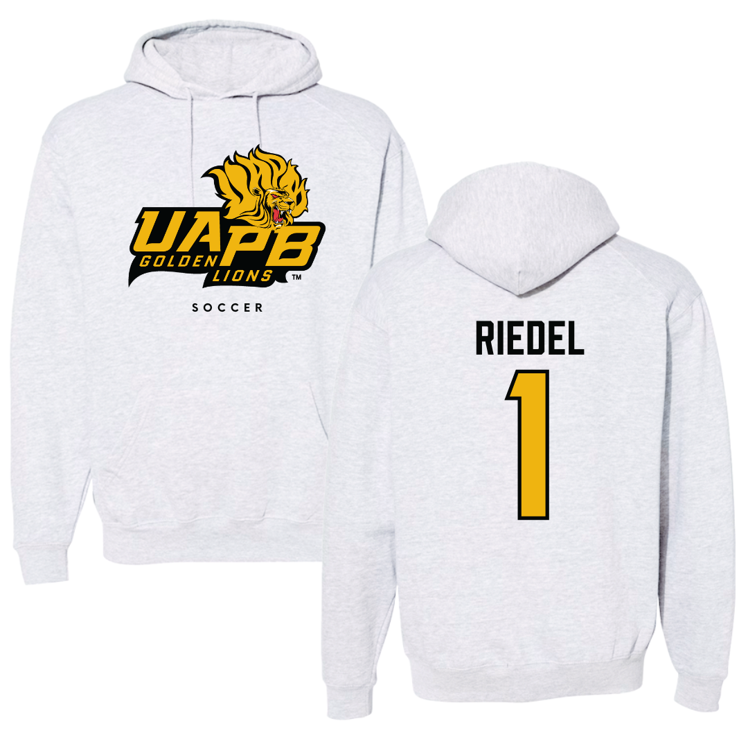 University of Arkansas-Pine Bluff Soccer Gray Hoodie  - #1 Makaila Riedel