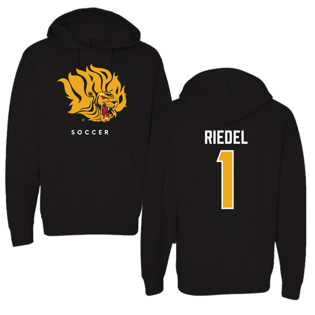 University of Arkansas-Pine Bluff Soccer Black Hoodie  - #1 Makaila Riedel