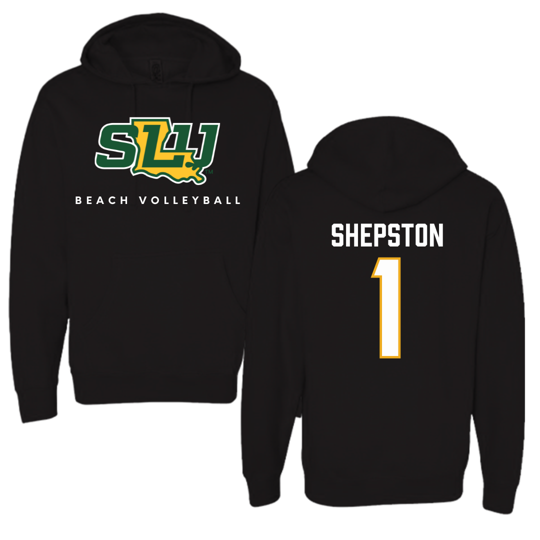 Southeastern Louisiana University Beach Volleyball Black Hoodie  - #1 Maddie Shepston