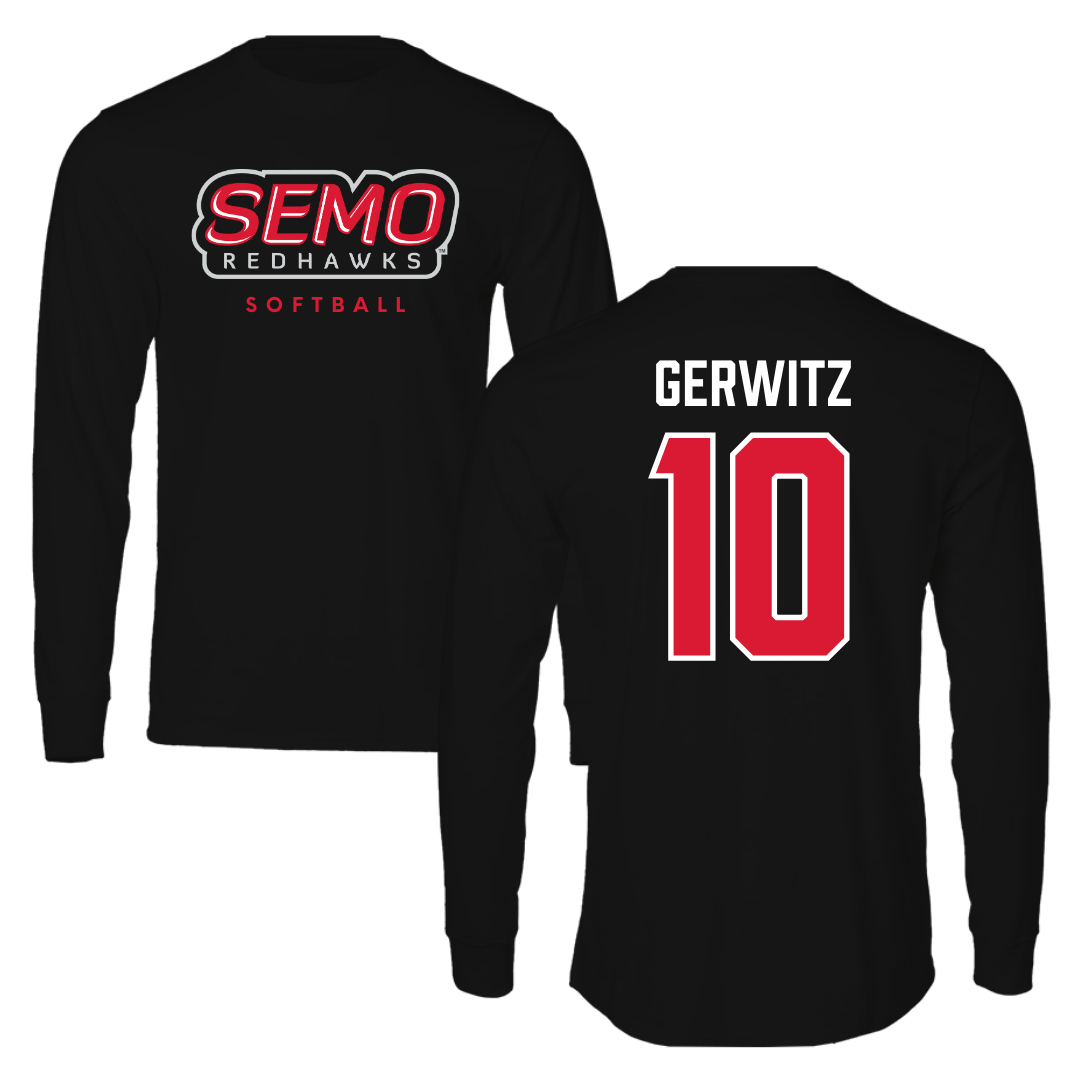 Southeast Missouri State University Softball Black Long Sleeve  - #10 Tatum Gerwitz