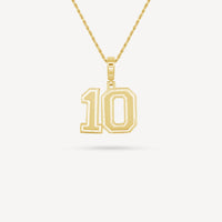 Gold Presidents Pendant and Chain - #10 Gianna Tagoa'i
