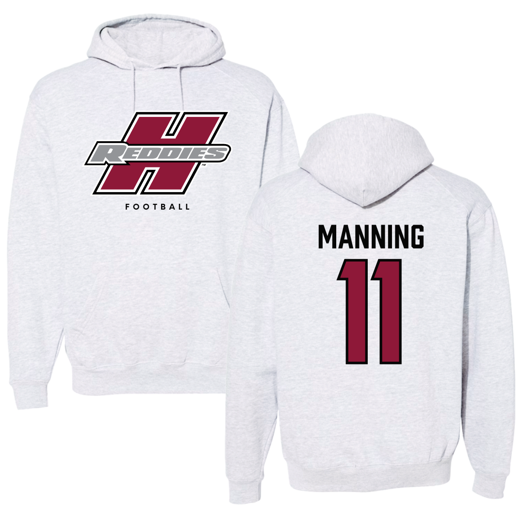 Henderson State University Football Gray Hoodie  - #11 Paul Manning
