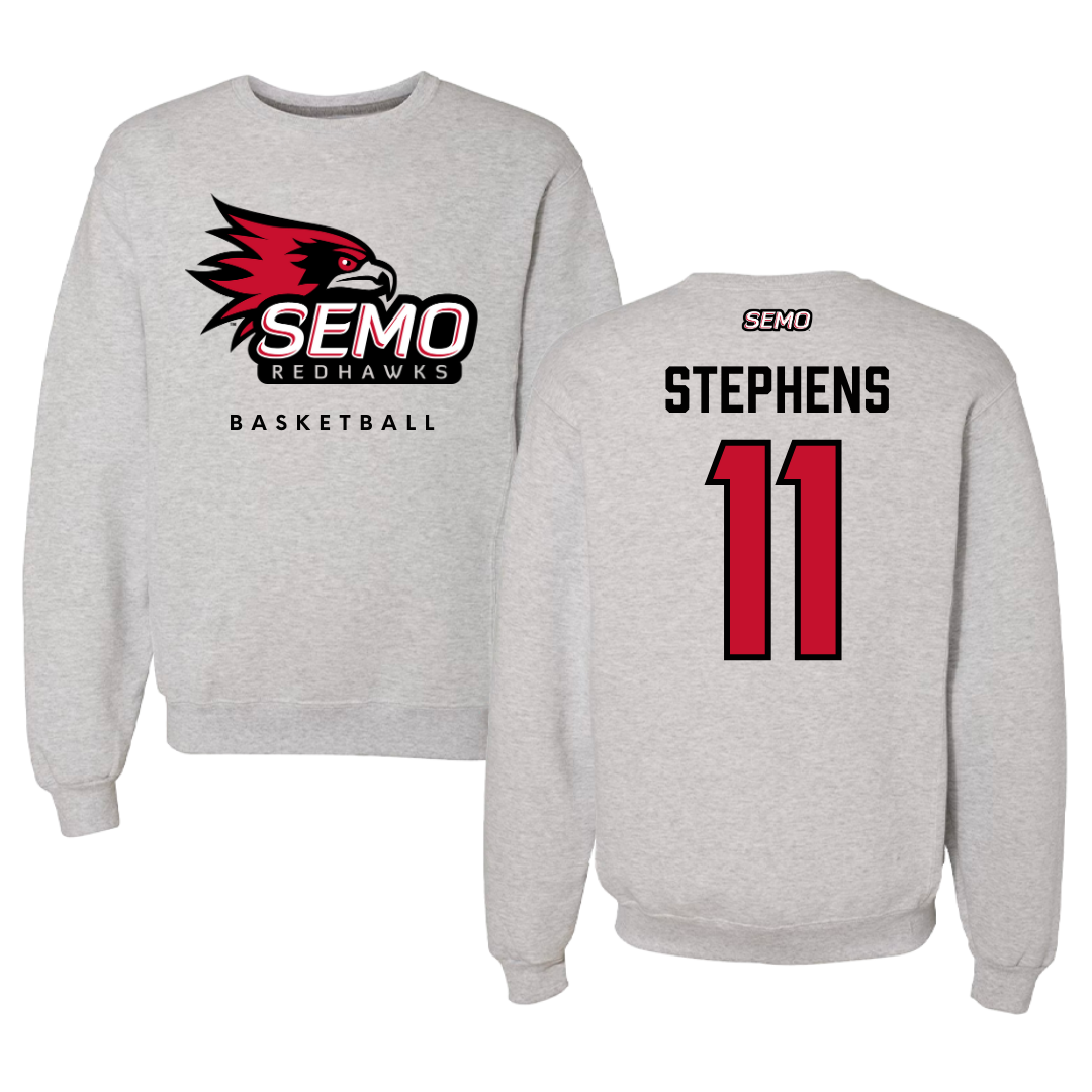 Southeast Missouri State University Basketball Gray Crewneck  - #11 Abbigail Stephens