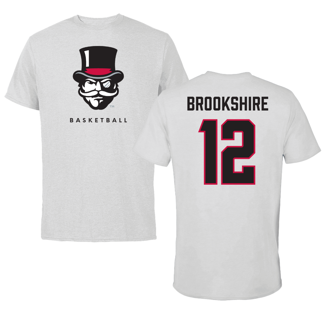 Austin Peay State University Basketball Gray Mascot Tee - #12 Anton Brookshire