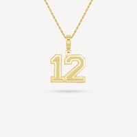 Gold Presidents Pendant and Chain - #12 Ryan Leary