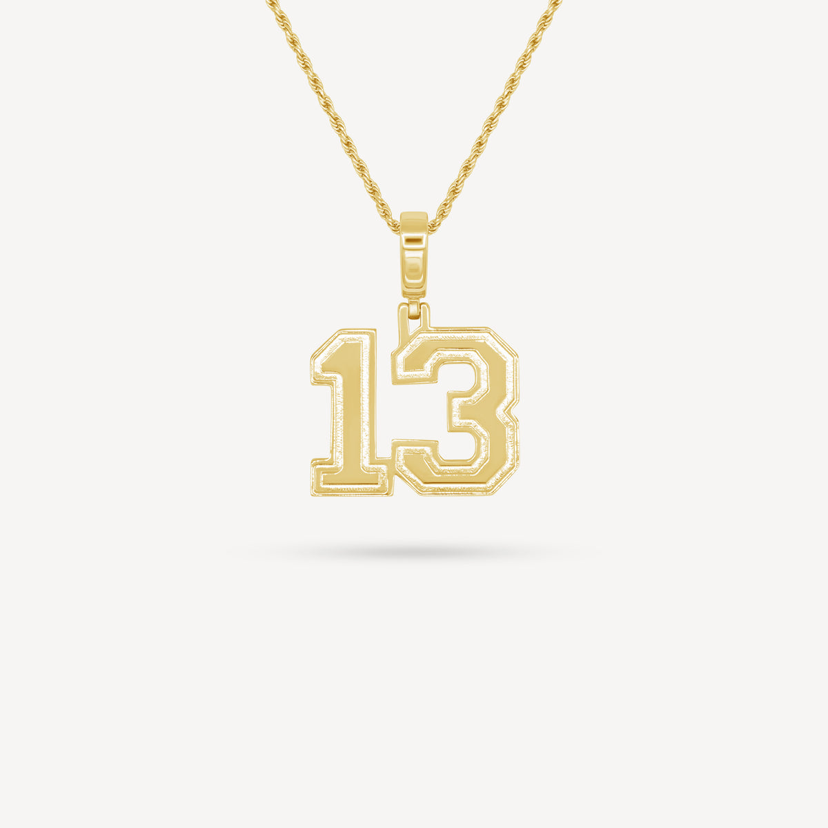 Gold Presidents Pendant and Chain - #13 Lorenzo Bonomo