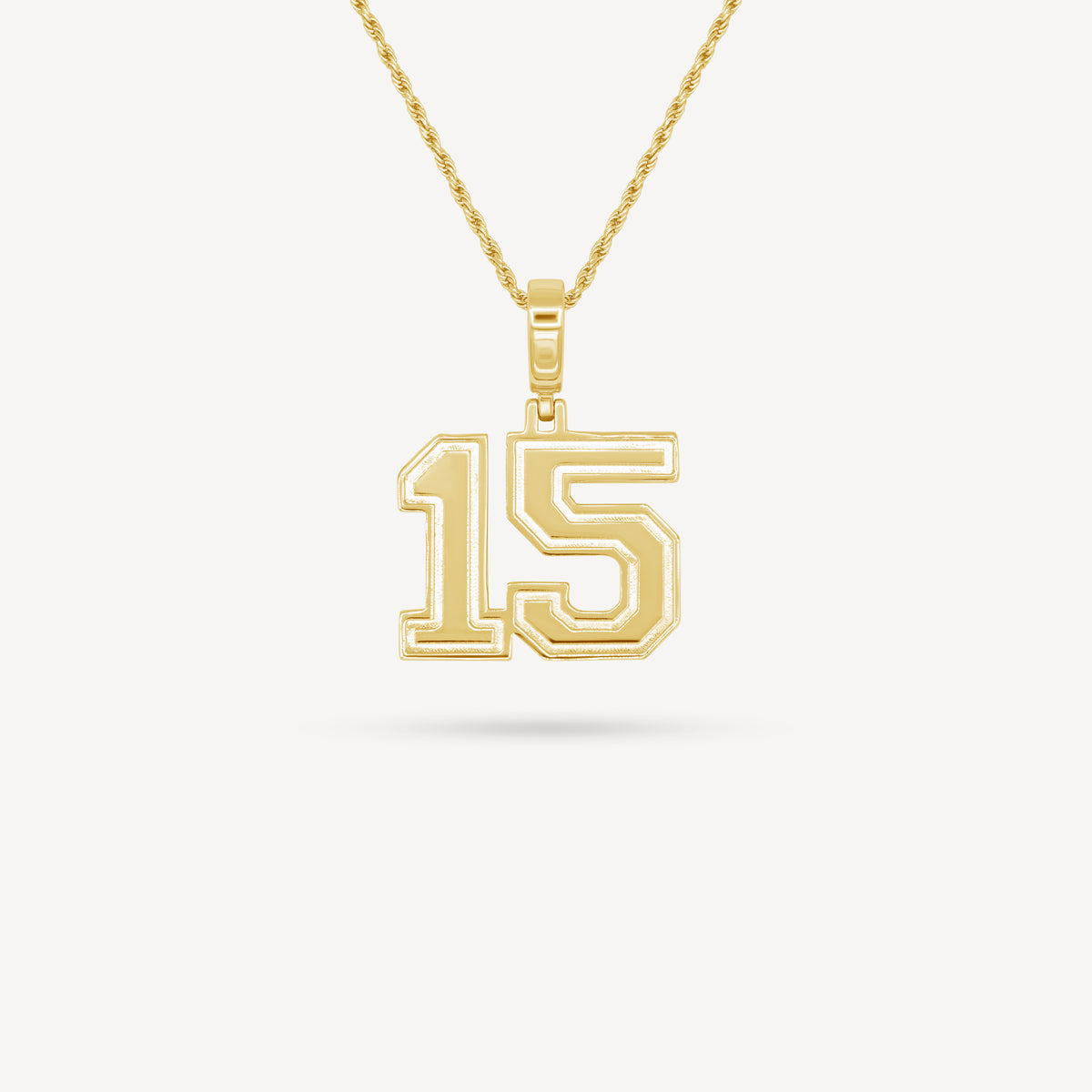 Gold Presidents Pendant and Chain - #15 TJ Snowden