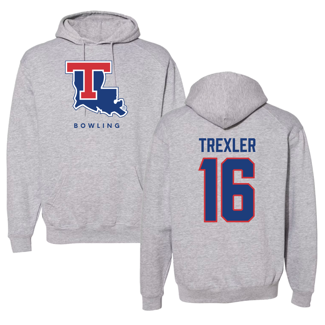 Louisiana Tech University Bowling Gray Hoodie  - #16 Kylee Trexler