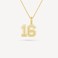 Gold Presidents Pendant and Chain - #16 Olivia Ellingson