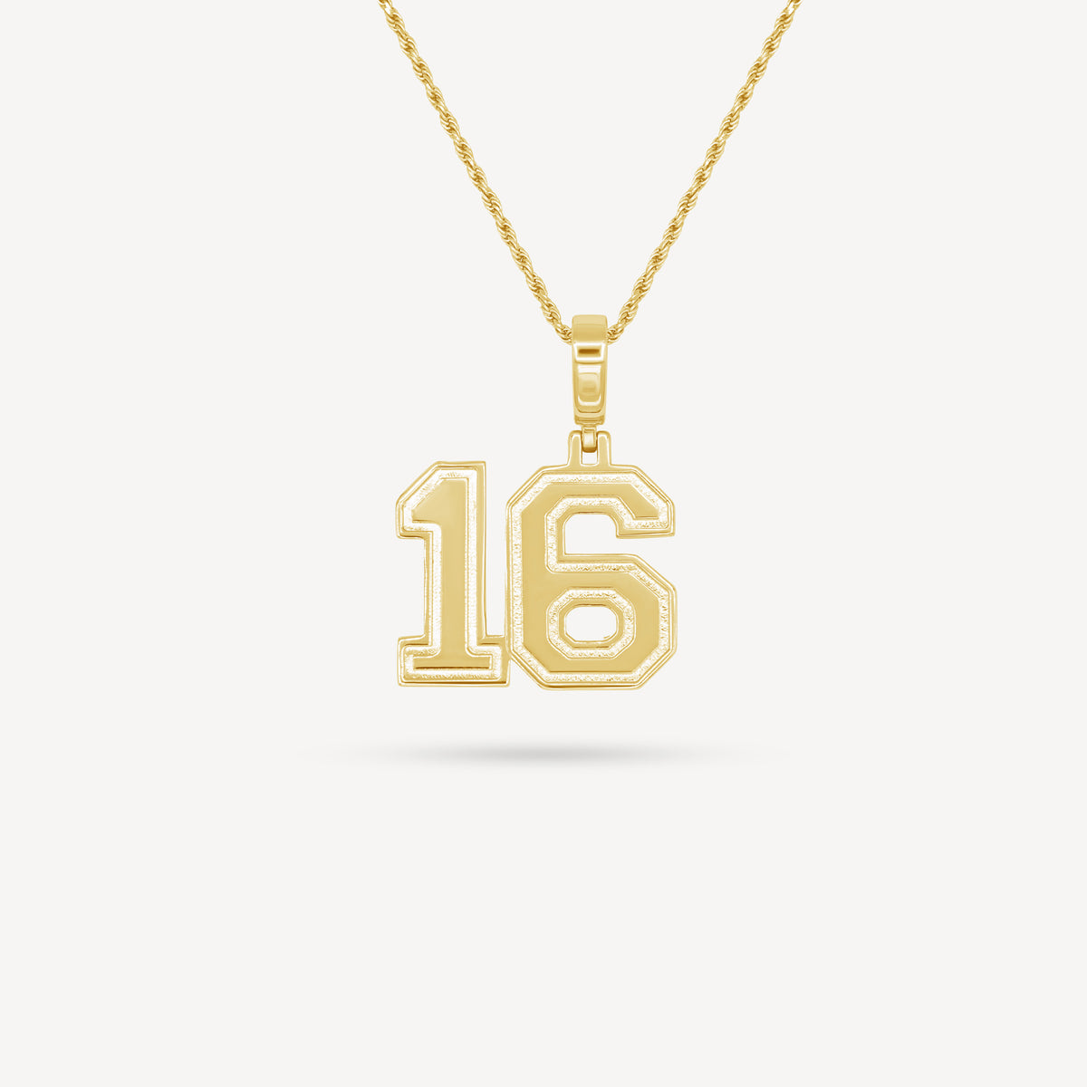 Gold Presidents Pendant and Chain - #16 Allen Fernett