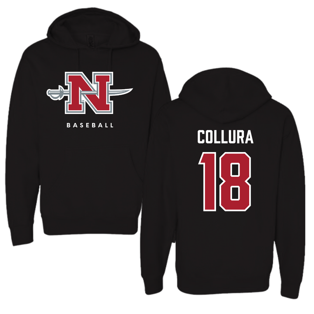 Nicholls State University Baseball Black Hoodie  - #18 Jaden Collura