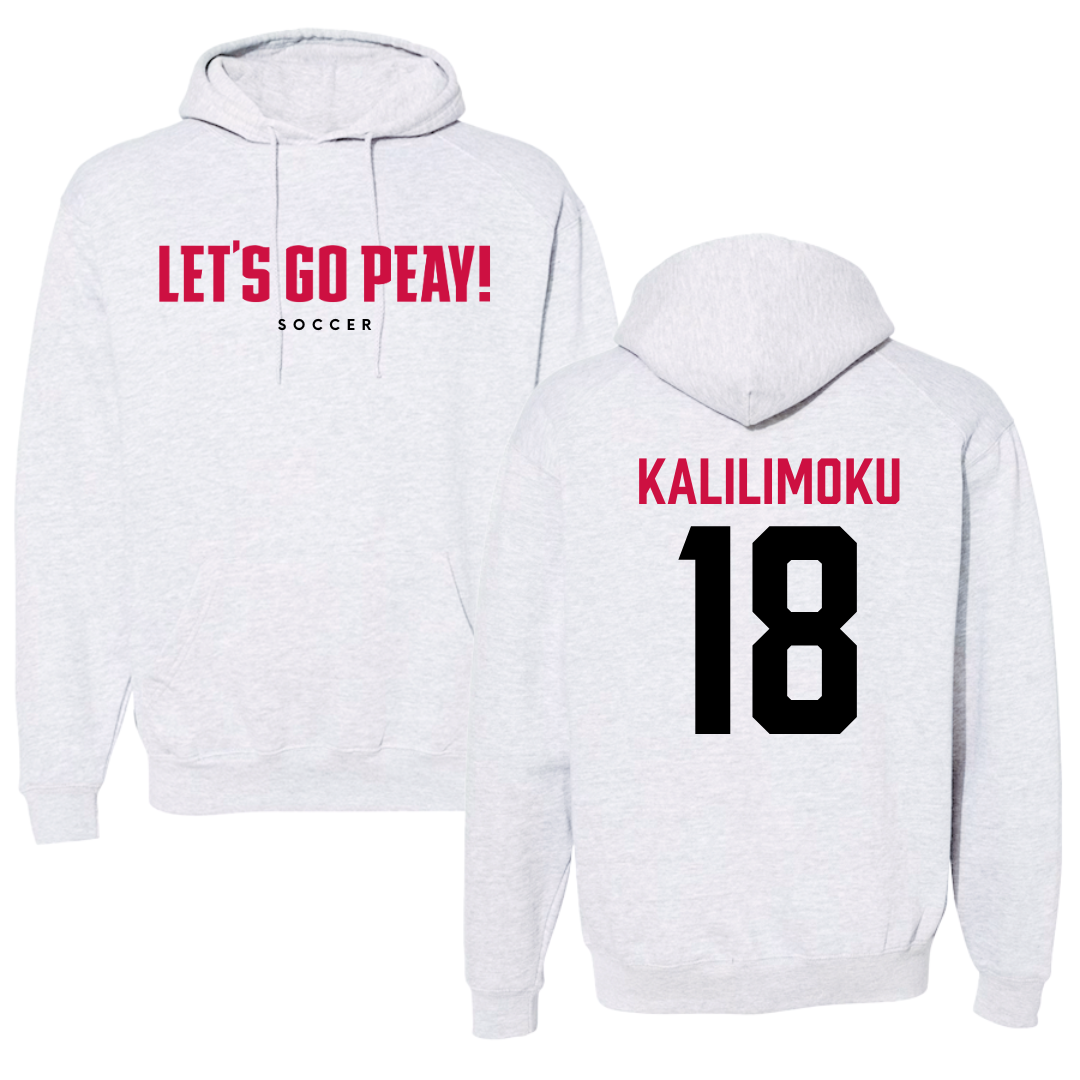 Austin Peay State University Soccer Gray Hoodie  - #18 Zoey Kalilimoku
