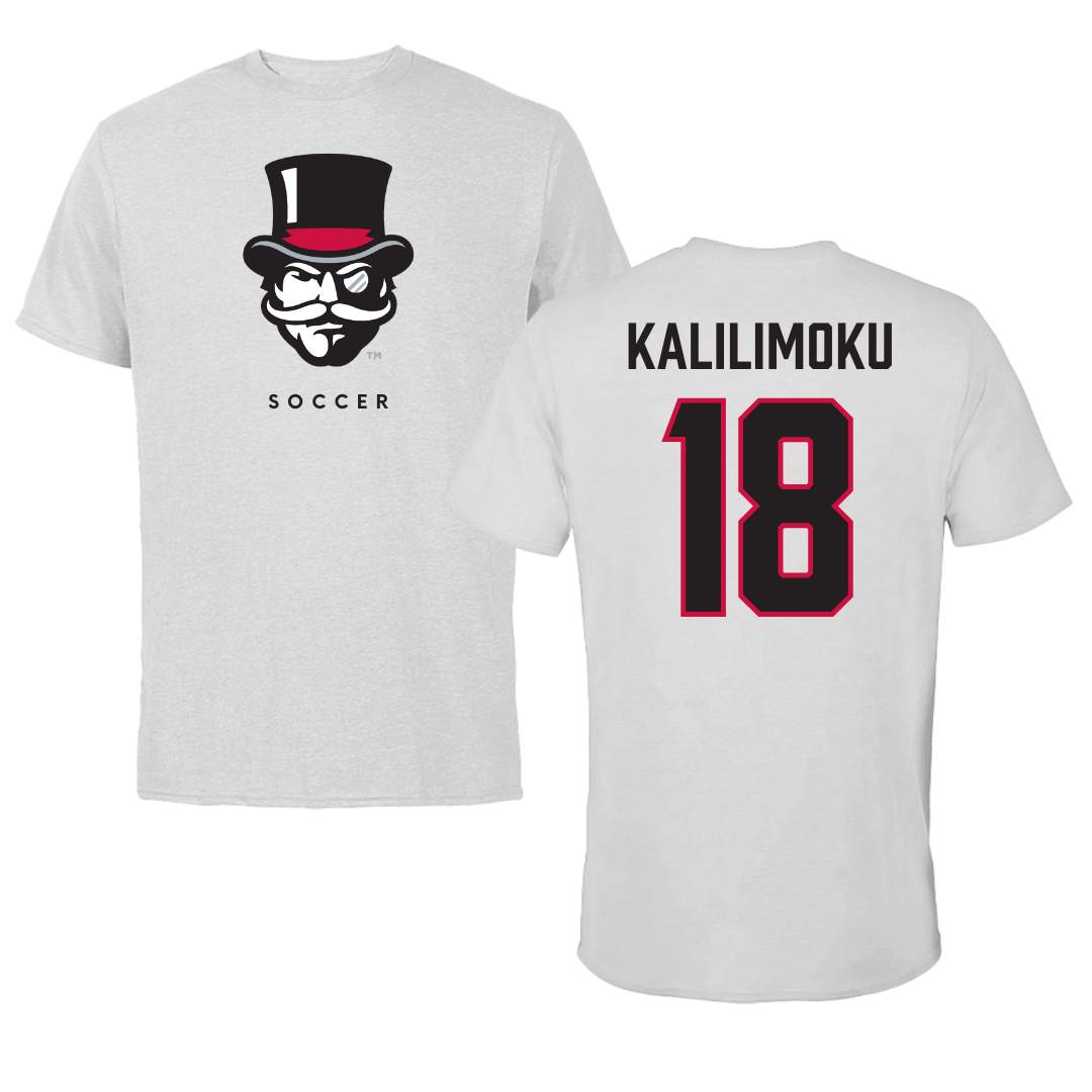 Austin Peay State University Soccer Gray Mascot Tee - #18 Zoey Kalilimoku