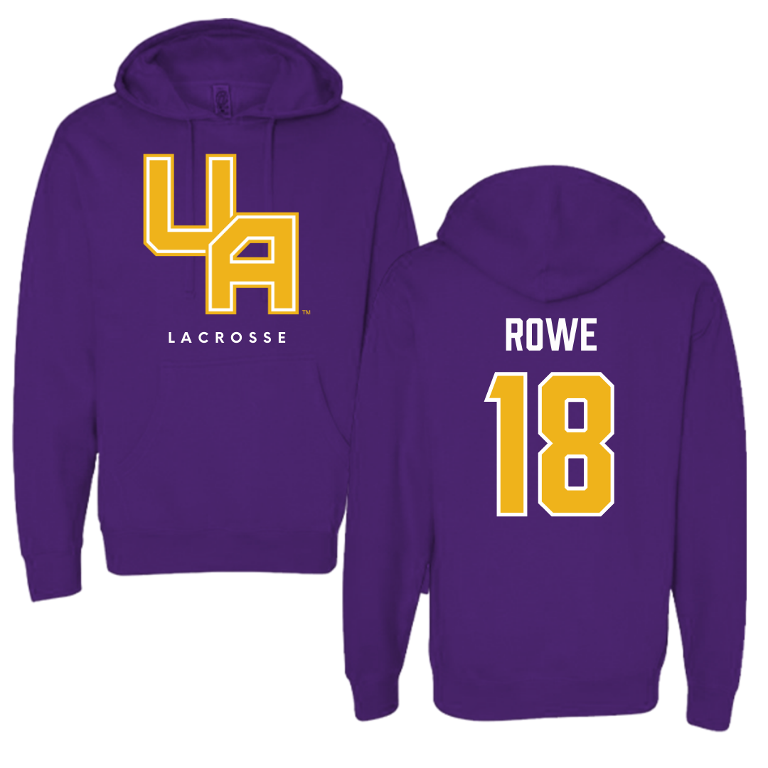 University at Albany Lacrosse Purple Hoodie  - #18 Courtney Rowe