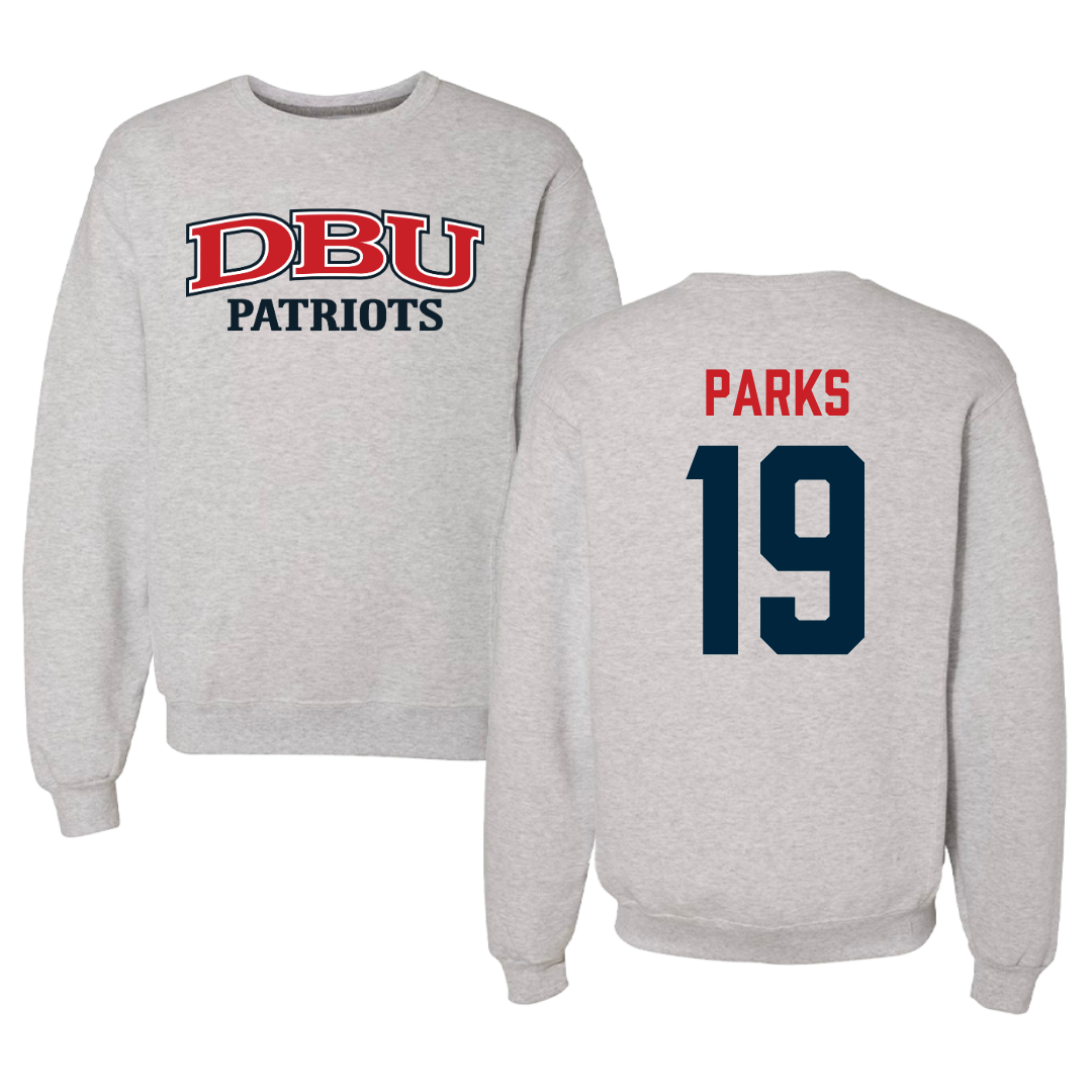 Dallas Baptist University Soccer Gray Crewneck  - #19 Madison Parks