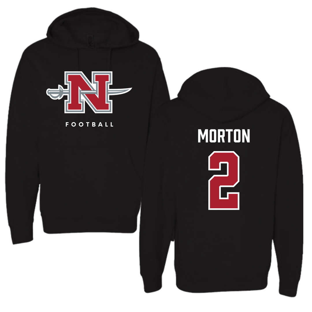 Nicholls State University Football Black Hoodie  - #2 Tyler Morton