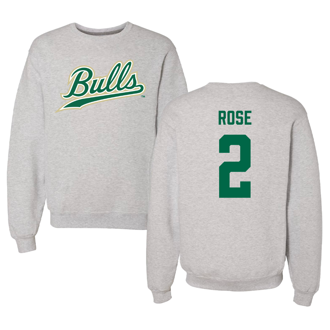 University of South Florida Baseball Gray Crewneck  - #2 Matt Rose