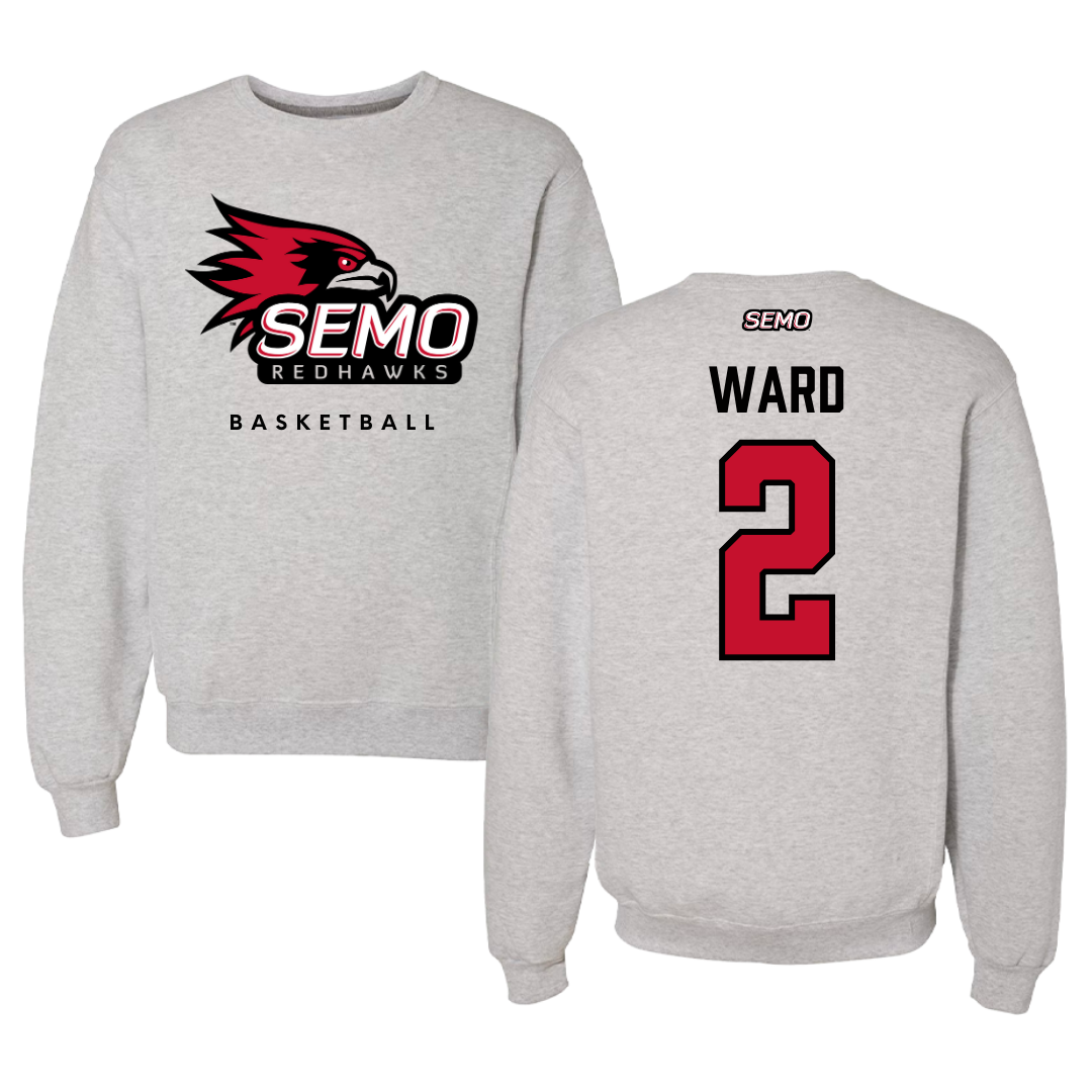 Southeast Missouri State University Basketball Gray Crewneck  - #2 BJ Ward