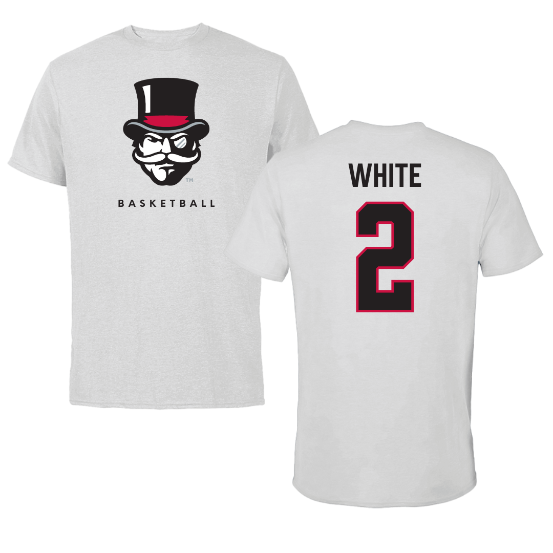 Austin Peay State University Basketball Gray Mascot Tee - #2 Desmond White