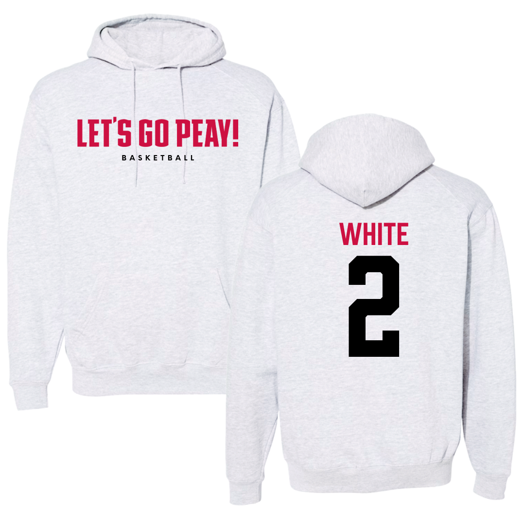 Austin Peay State University Basketball Gray Hoodie  - #2 Desmond White