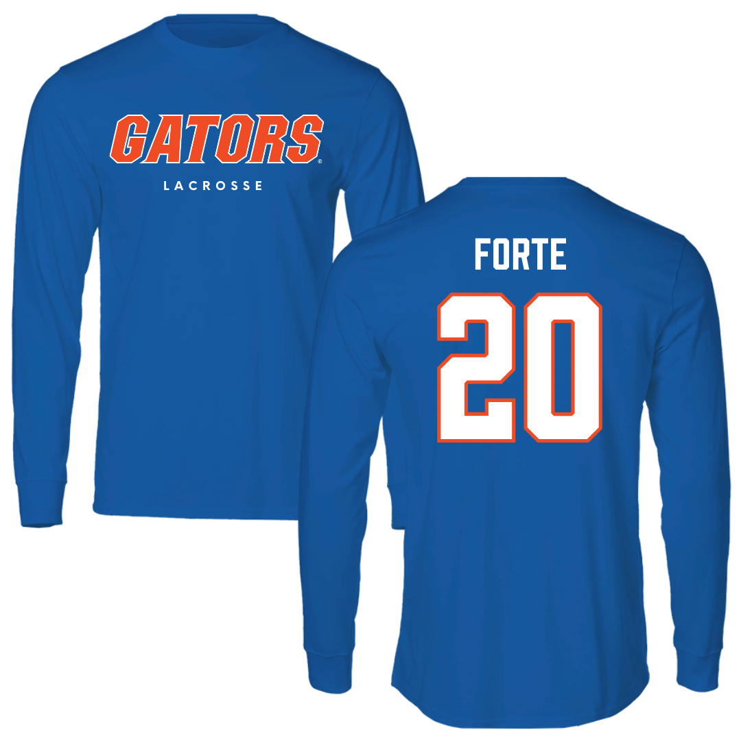 University of Florida Lacrosse True Royal Block Long Sleeve - #20 Celeste Forte