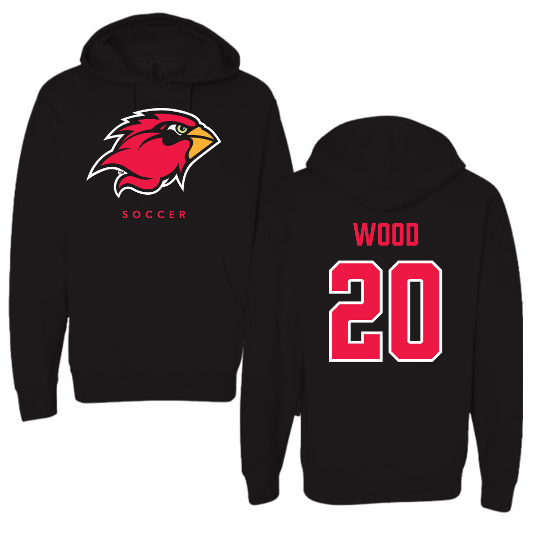 Lamar University Soccer Black Hoodie  - #20 Emmy Wood