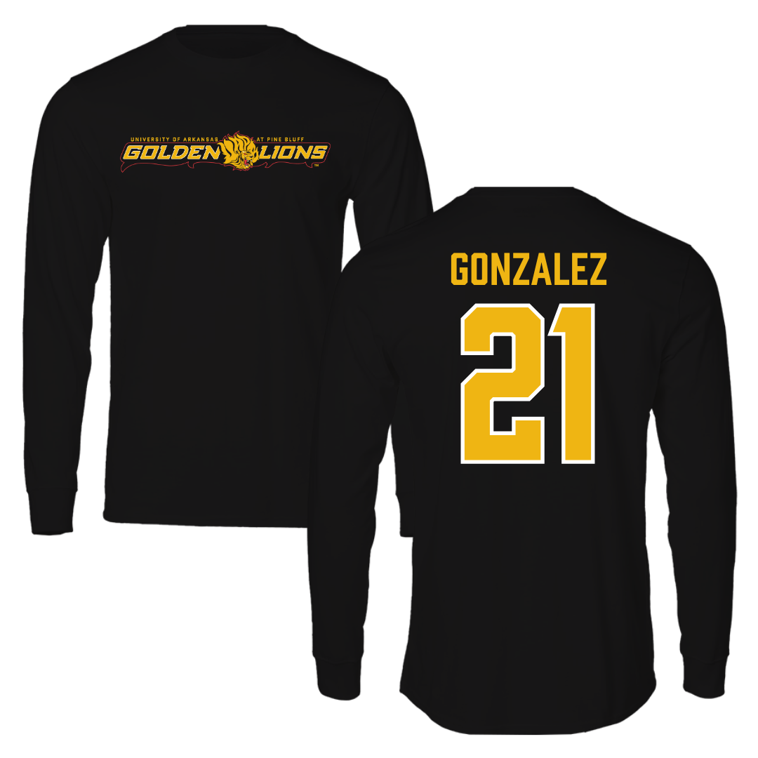 University of Arkansas-Pine Bluff Soccer Black Long Sleeve  - #21 Brooke Gonzalez