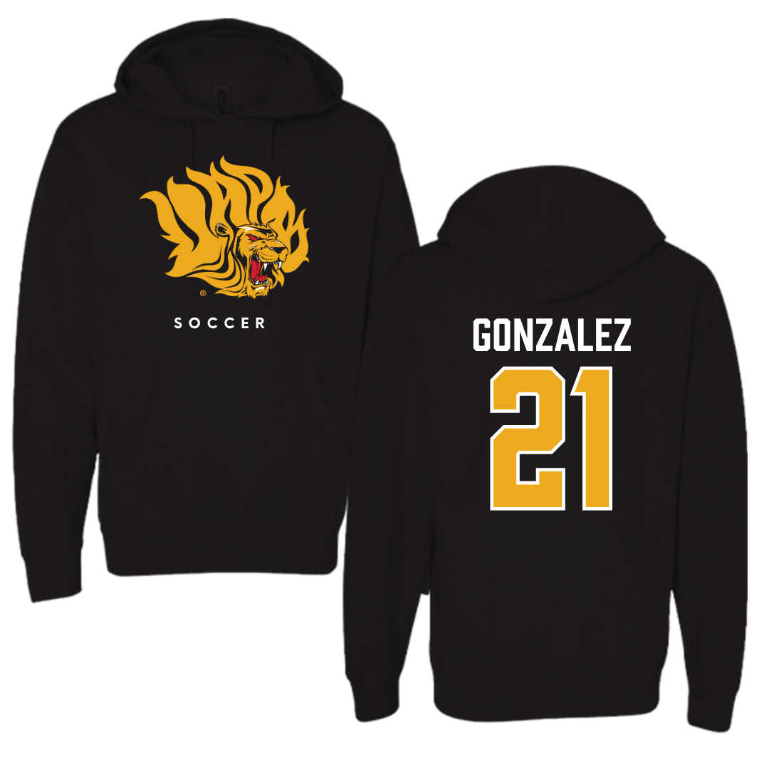 University of Arkansas-Pine Bluff Soccer Black Hoodie  - #21 Brooke Gonzalez