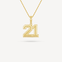 Gold Presidents Pendant and Chain - #21 Anthony Vidrick