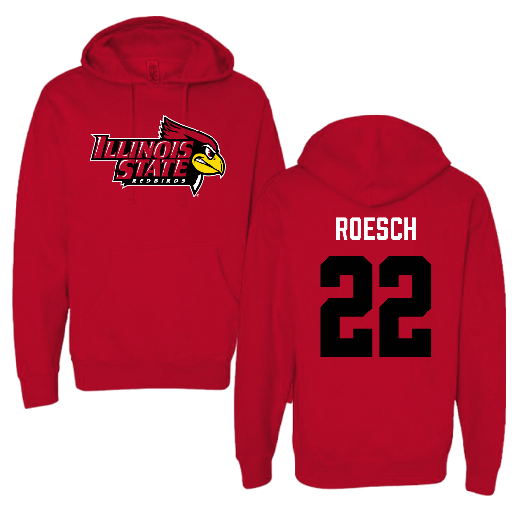 Illinois State University Baseball Red Hoodie  - #22 Braden Roesch