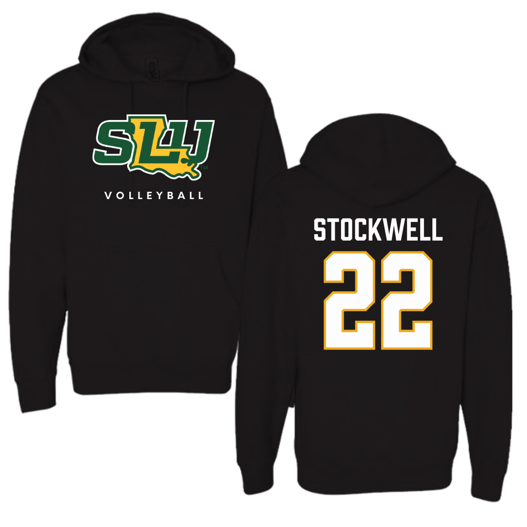 Southeastern Louisiana University Volleyball Black Hoodie  - #22 Taylor Stockwell