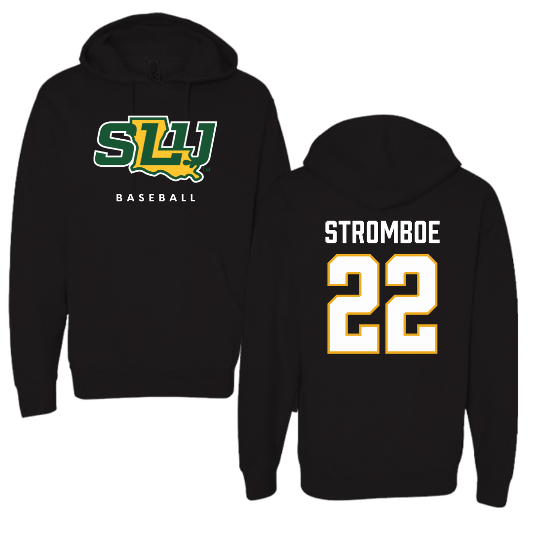 Southeastern Louisiana University Baseball Black Hoodie  - #22 Cole Stromboe