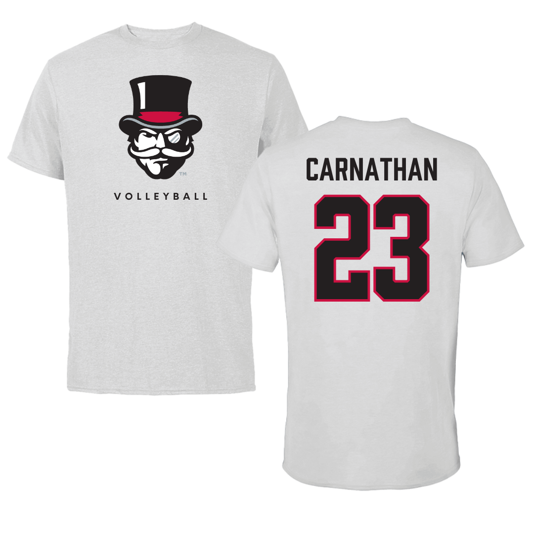 Austin Peay State University Volleyball Gray Mascot Tee - #23 Sarah Carnathan
