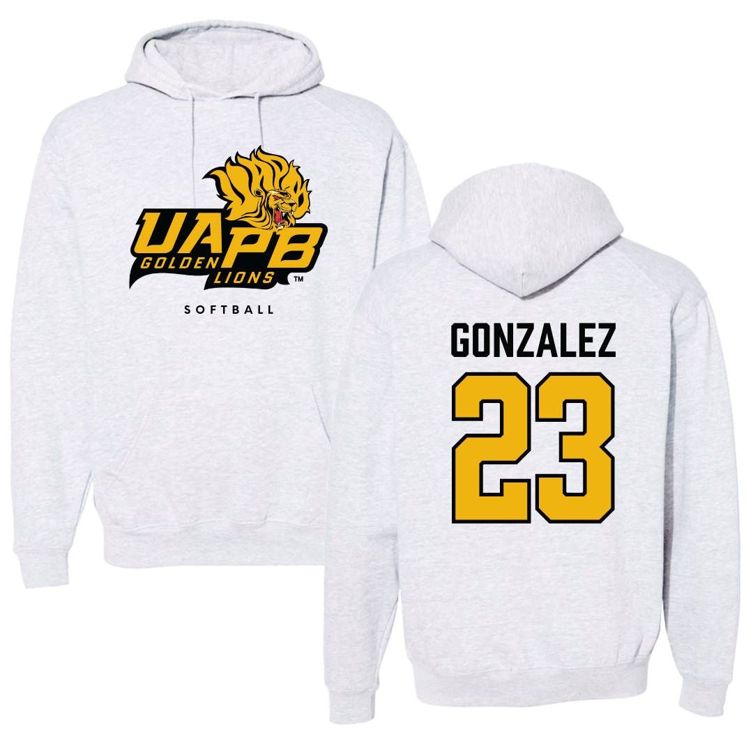 University of Arkansas-Pine Bluff Softball Gray Hoodie  - #23 Ariana Gonzalez
