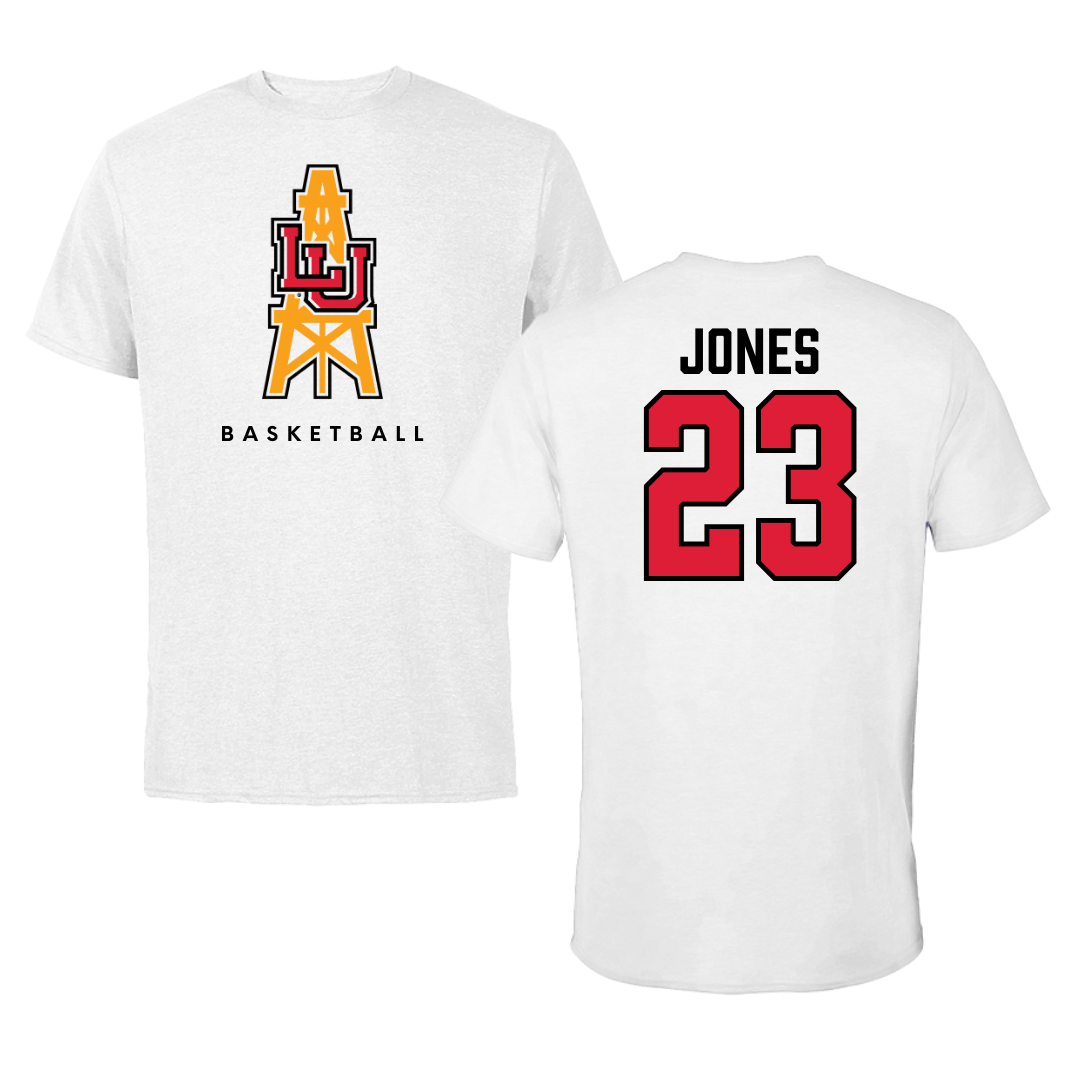 Lamar University Basketball White Tee  - #23 Elise Jones