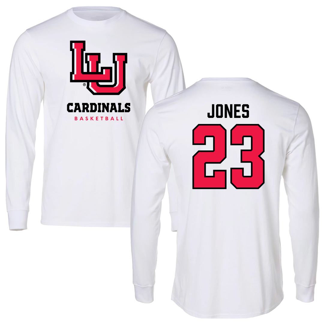 Lamar University Basketball White Long Sleeve  - #23 Elise Jones