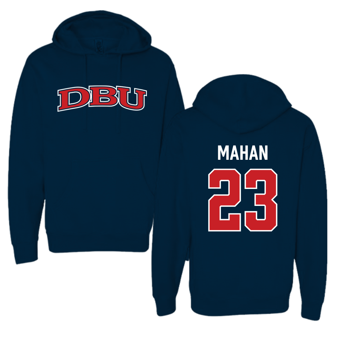 Dallas Baptist University Lacrosse Navy Hoodie  - #23 Devin Mahan