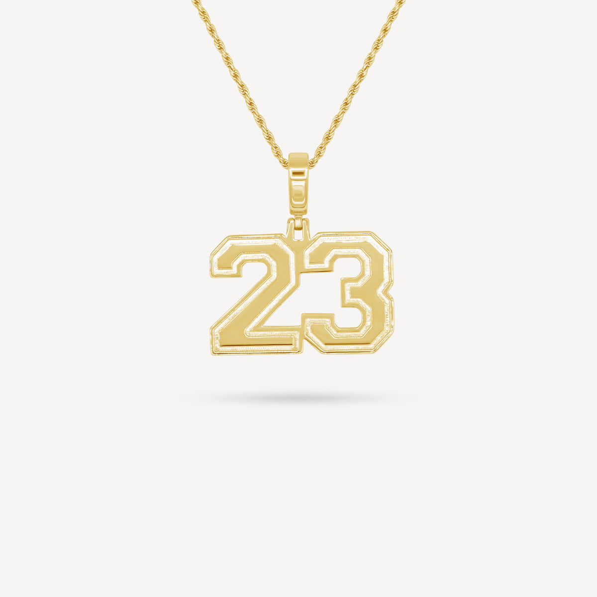 Gold Presidents Pendant and Chain - #23 Ethan Young