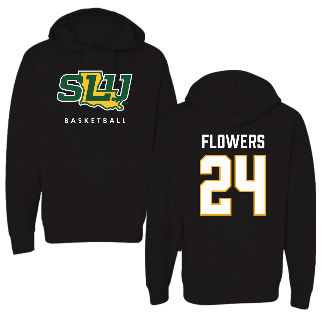 Southeastern Louisiana University Basketball Black Hoodie  - #24 Dijone' Flowers