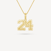Gold Presidents Pendant and Chain - #24 Kennady McQueen