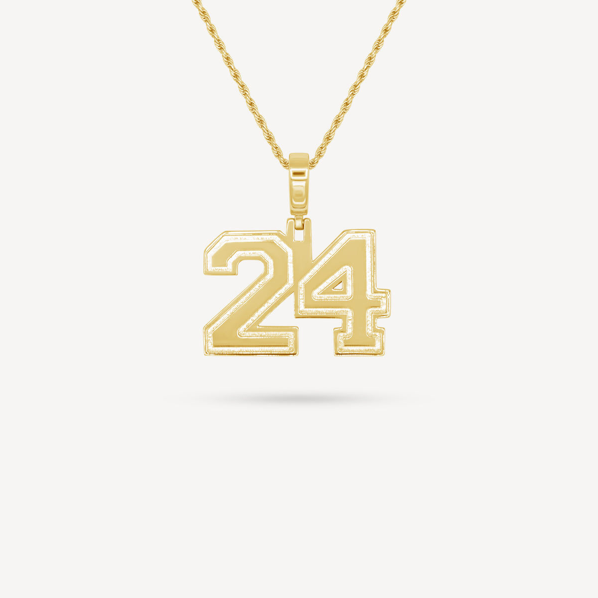 Gold Presidents Pendant and Chain - #24 Willow Ingram