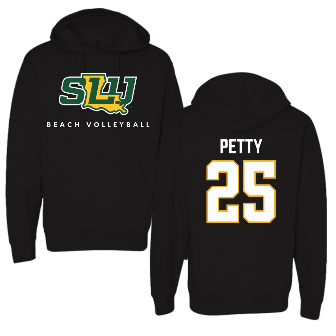 Southeastern Louisiana University Beach Volleyball Black Hoodie  - #25 Carley Petty