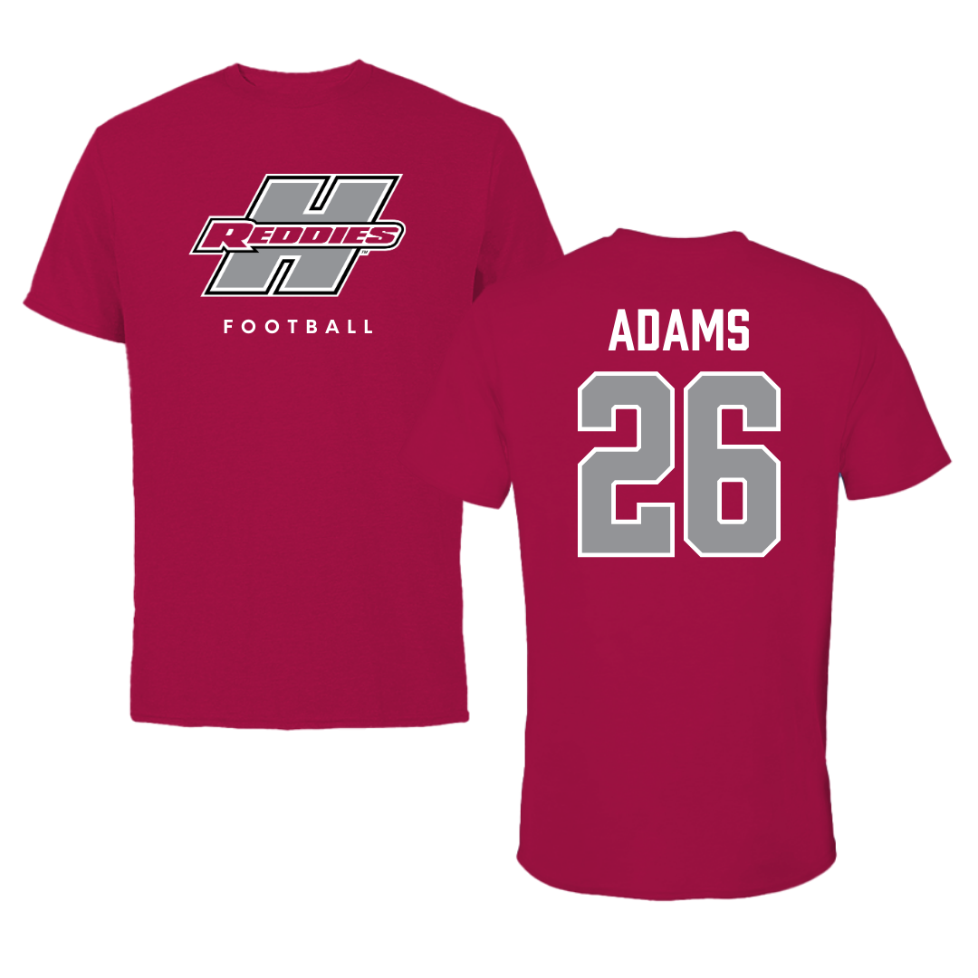 Henderson State University Football Cardinal Tee  - #26 Devon Adams