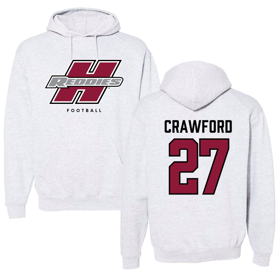 Henderson State University Football Gray Hoodie  - #27 Kolbi Crawford